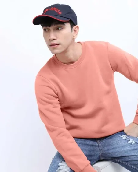 Men Round Neck Sweatshirt