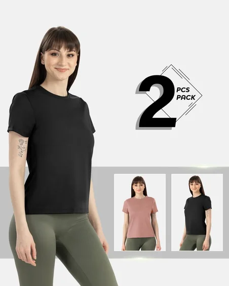 Second-skin majica od najlona i elastana – Paket 2 kom.