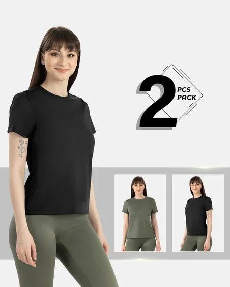Second-skin majica od najlona i elastana – Paket 2 kom.