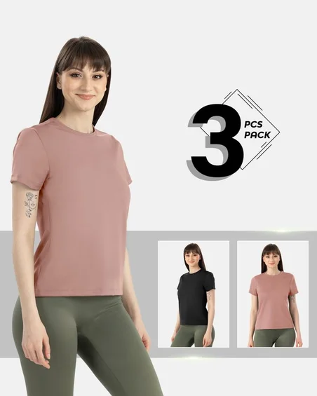 Ultra mekana majica od mješavine modala i elastana – Paket 3 kom.