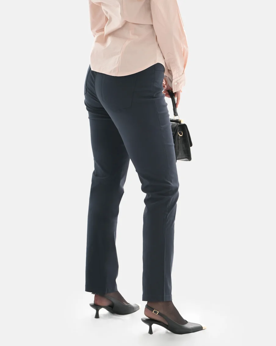 Image 5 of - ladiestrousernavy5jpg