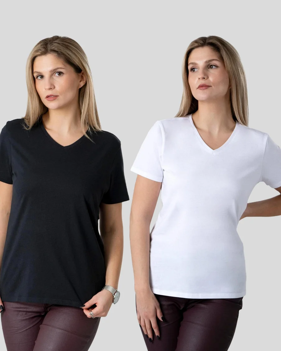 Image 3 of - ladiestshirtmpk2024081blackwhite1jpg