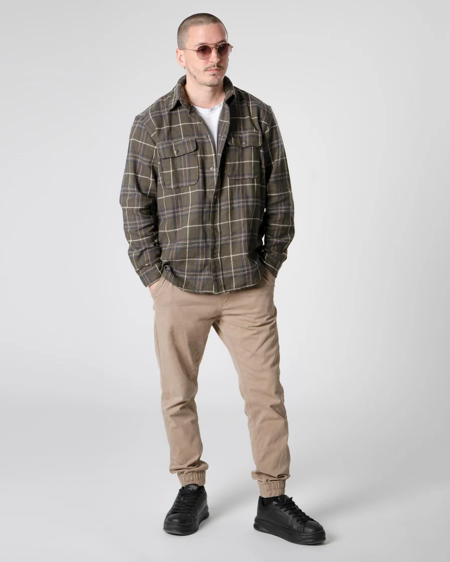 Image 6 of - mencottonflannelovershirt1jpg