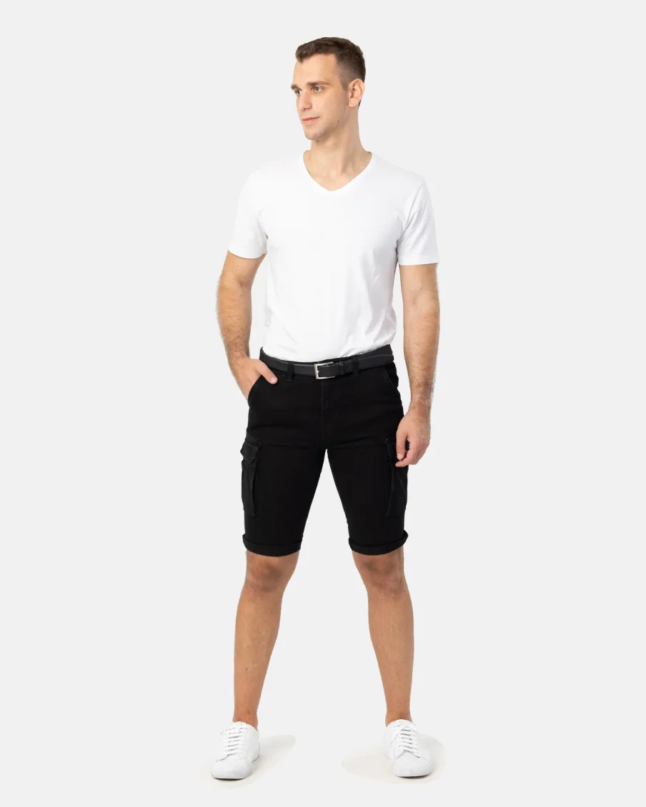 Image 1 of - mens-twill-cargo-shorts-1jpg