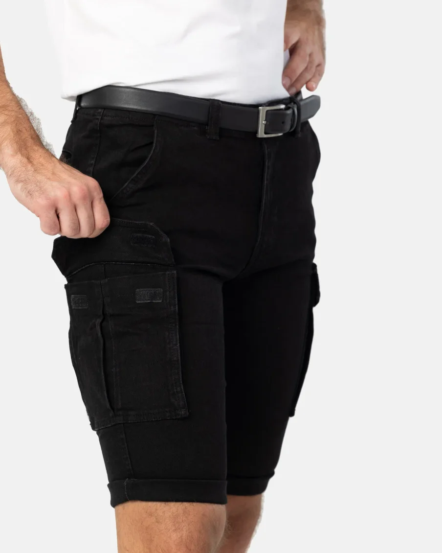 Image 5 of - mens-twill-cargo-shorts-5jpg