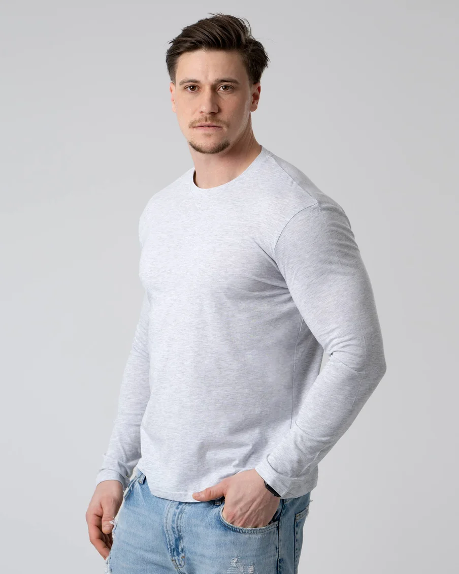 Image 5 of - mens3piecepacklongsleevetshirtsoffwhite2jpg