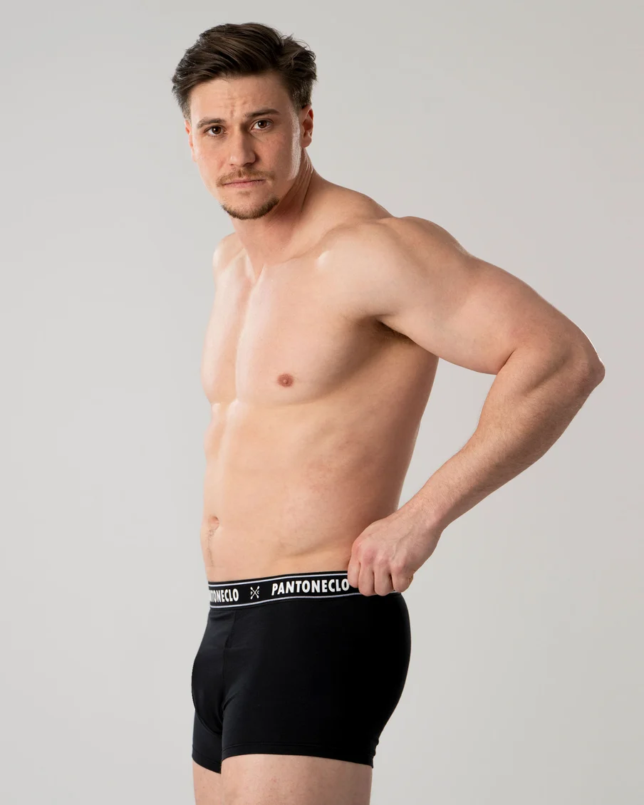 Image 3 of - mensboxer5pcspackblack2jpg