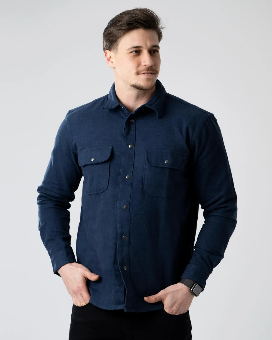 Image 4 of - menslongsleevedshirtsnavy1jpg