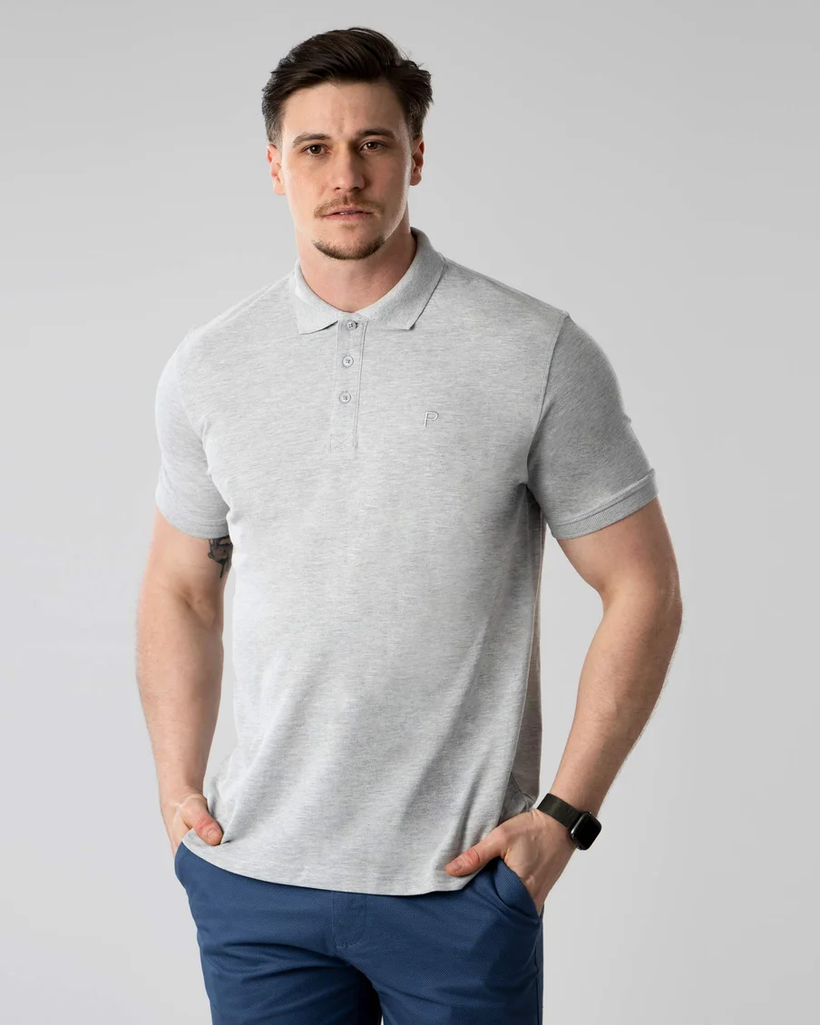 Image 6 of - menspoloshirtgrey1jpg