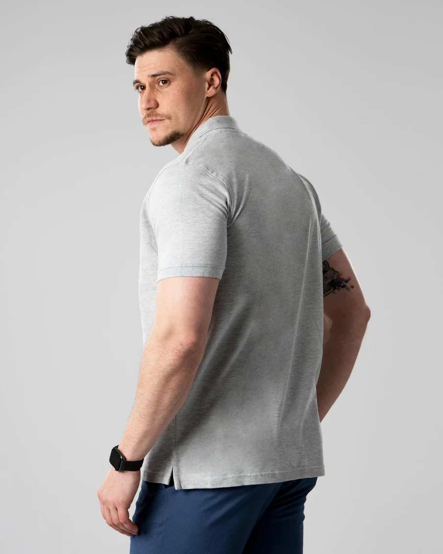 Image 2 of - menspoloshirtgrey3jpg