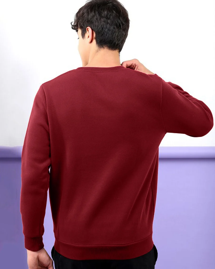 Image 4 of - pompeianredmenroundnecksweatshirt4jpg