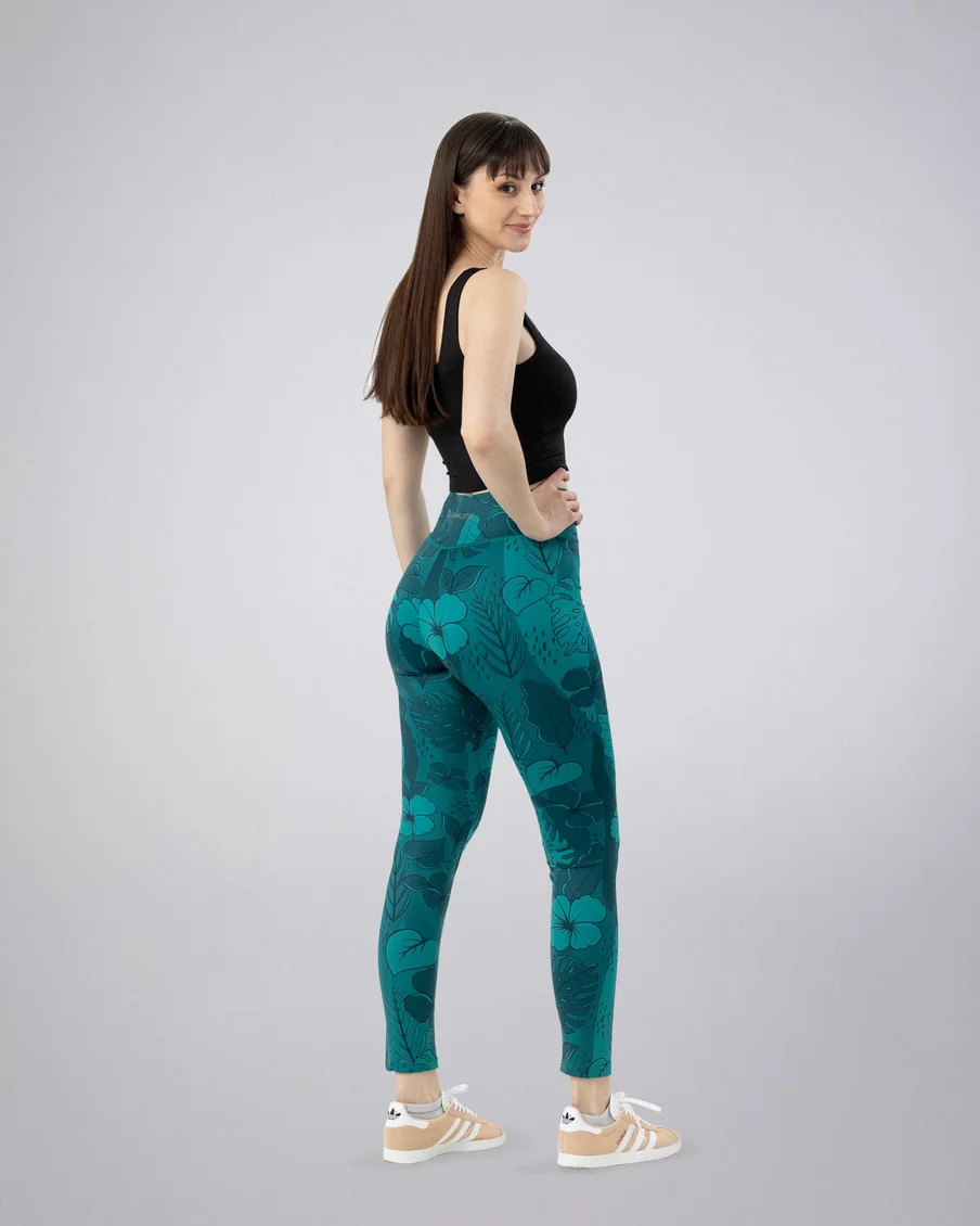 Image 2 of - ladiesleggingbayouflowerprint2jpg