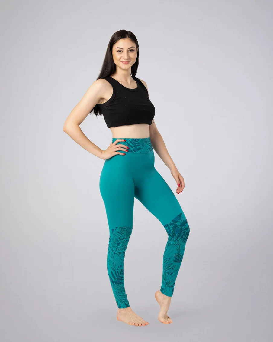 Image 2 of - ladiesleggingbayouleafprinted2jpg