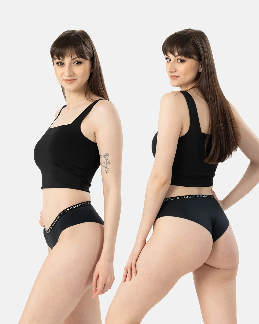 Image 4 of - ladiesmidrisebrazilianhipstersbriefcottonun5jpg