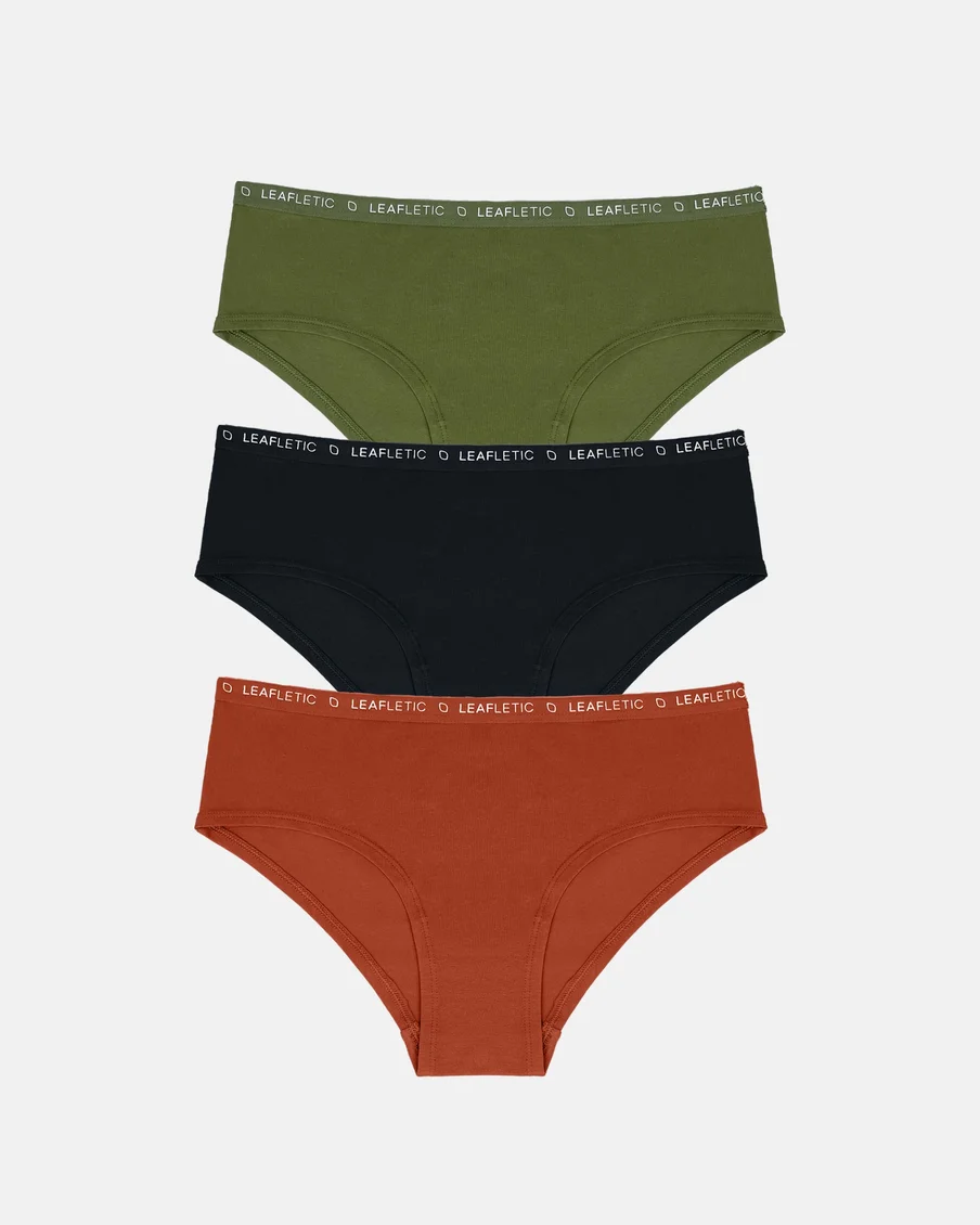 Image 2 of - ladiesmidrisehipstersbriefcottonun2jpg