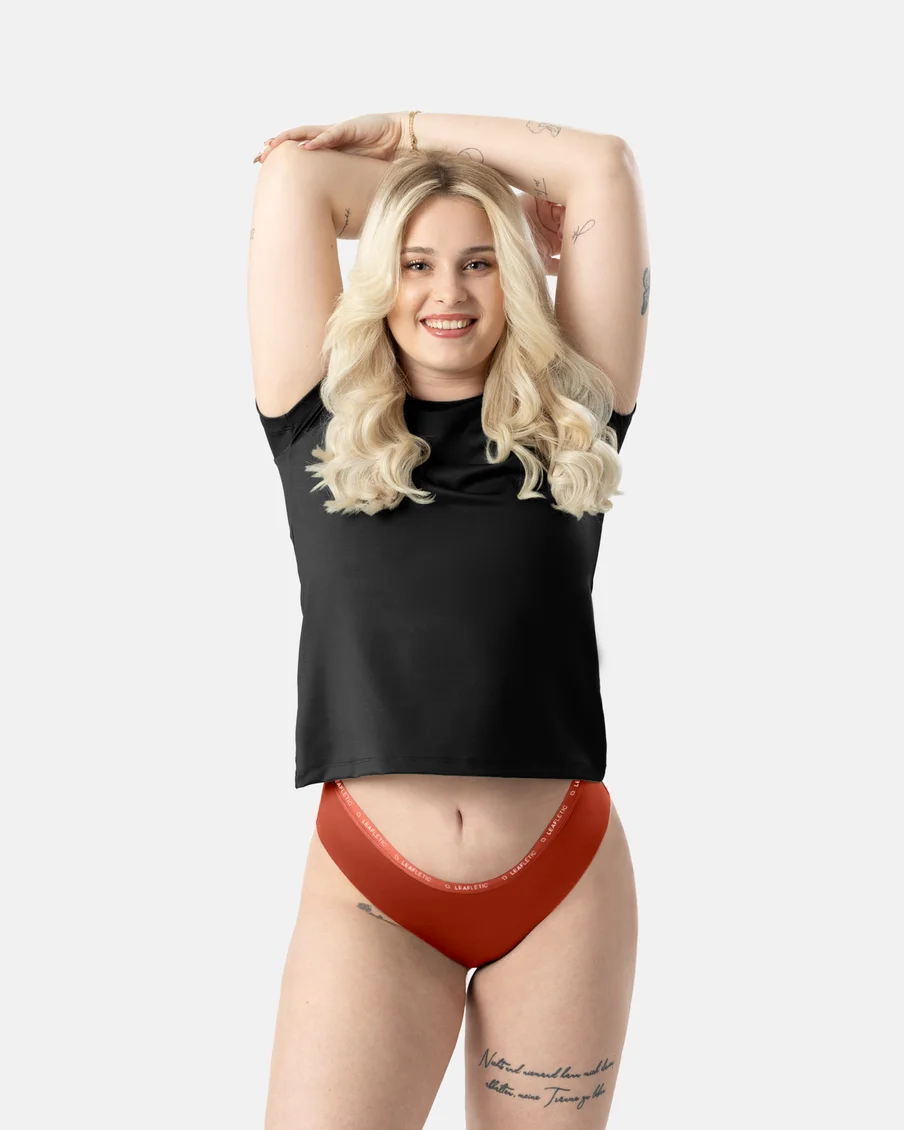 Image 7 of - ladiesmidrisehipstersbriefcottonun6jpg