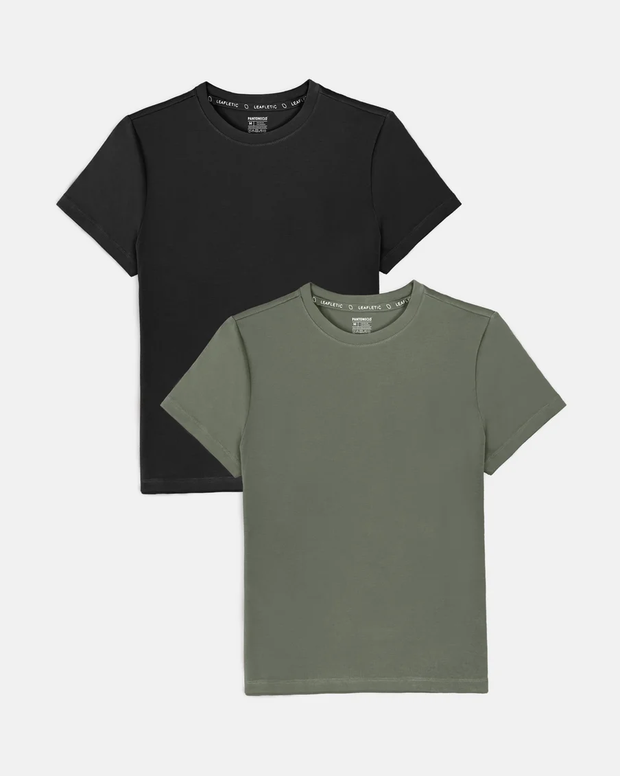 Image 5 of - ladiesregularlengthteebasilblack2jpg