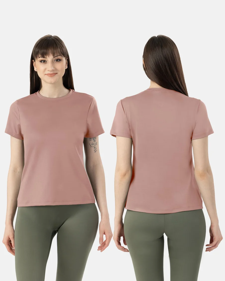 Image 4 of - ladiesregularlengthteemodalspandex3p4jpg