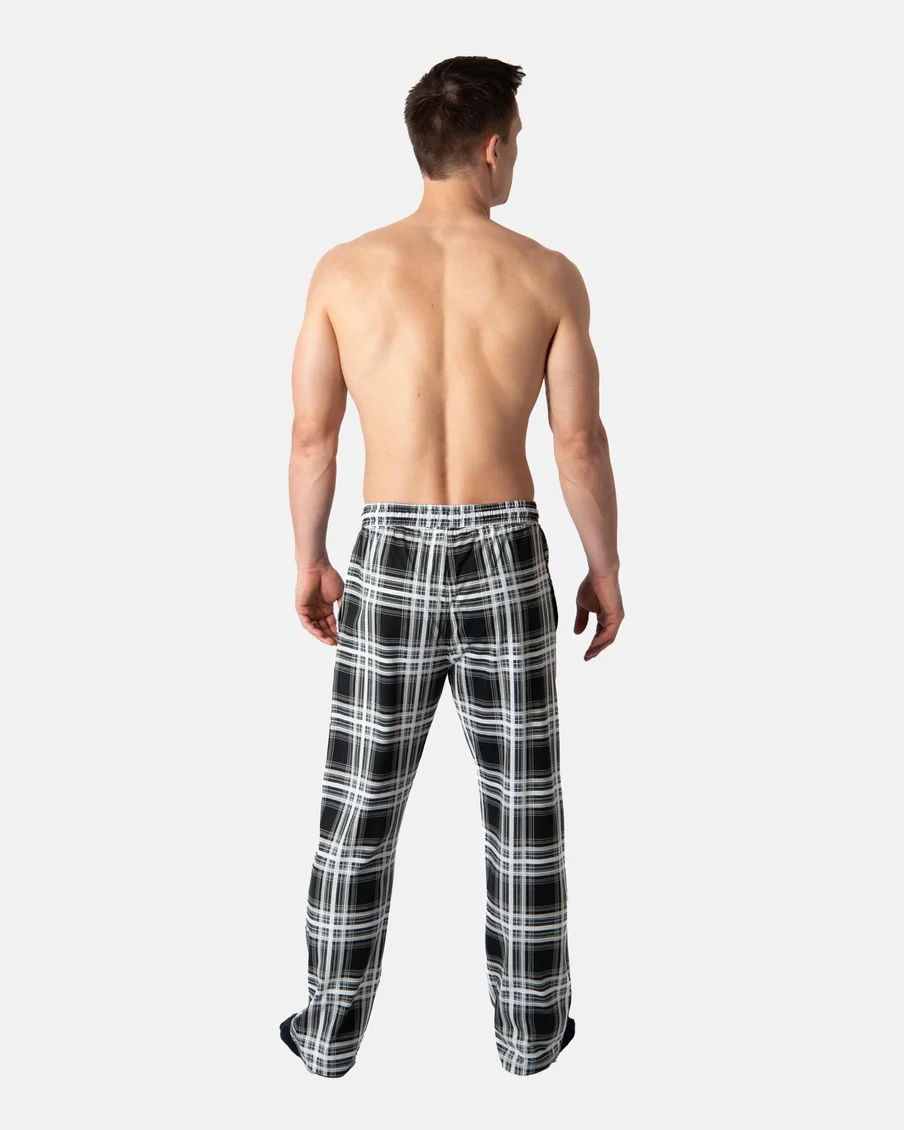 Image 7 of - mensnightwearpantblackgrey7jpg