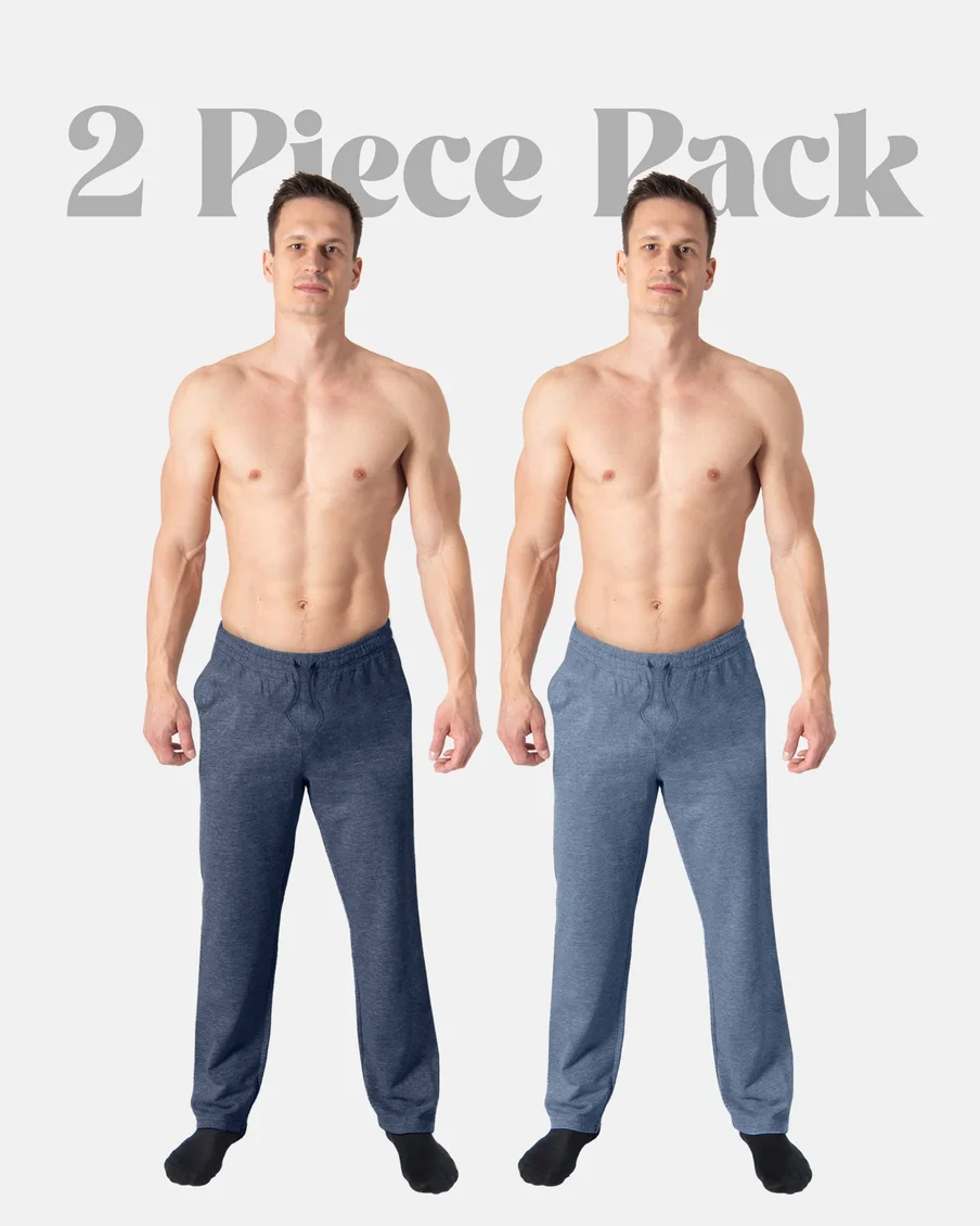 Image 1 of - mensnightwearpantnavyblue1jpg