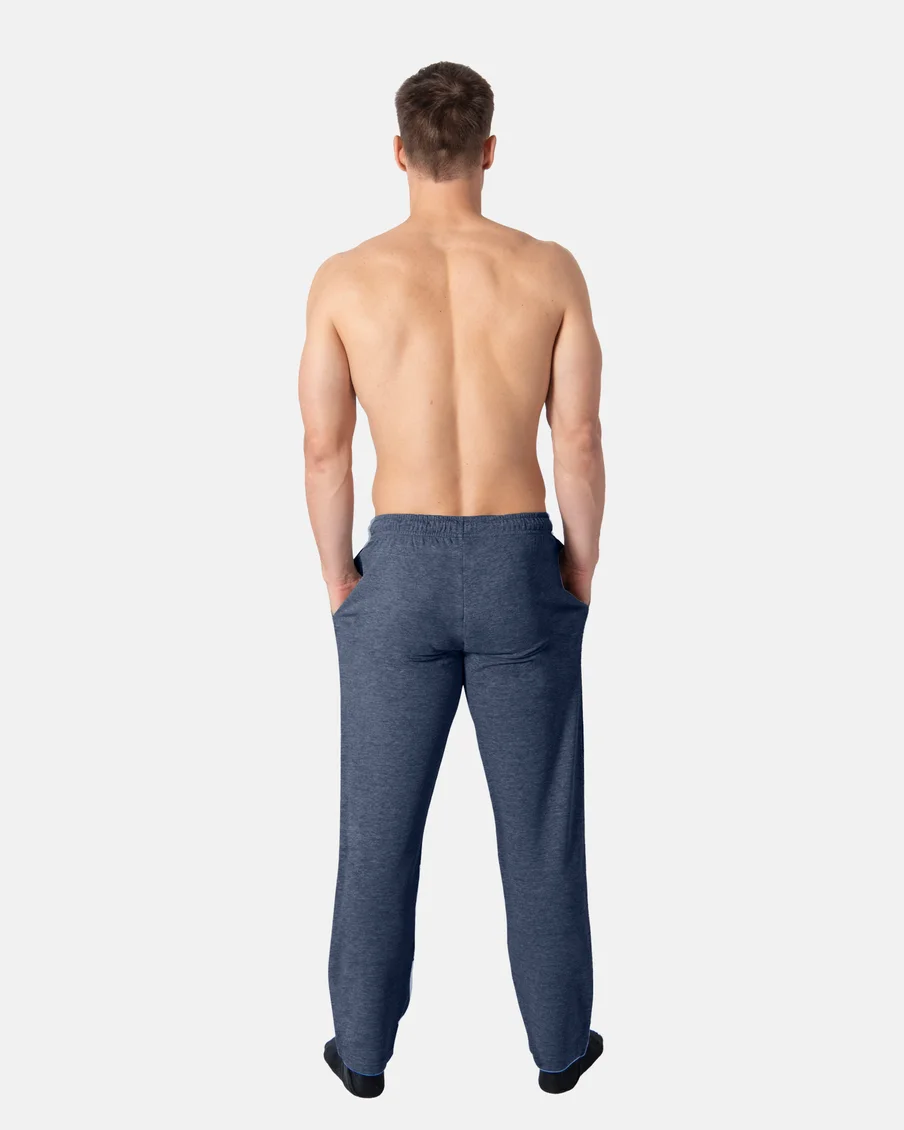 Image 5 of - mensnightwearpantnavyblue5jpg