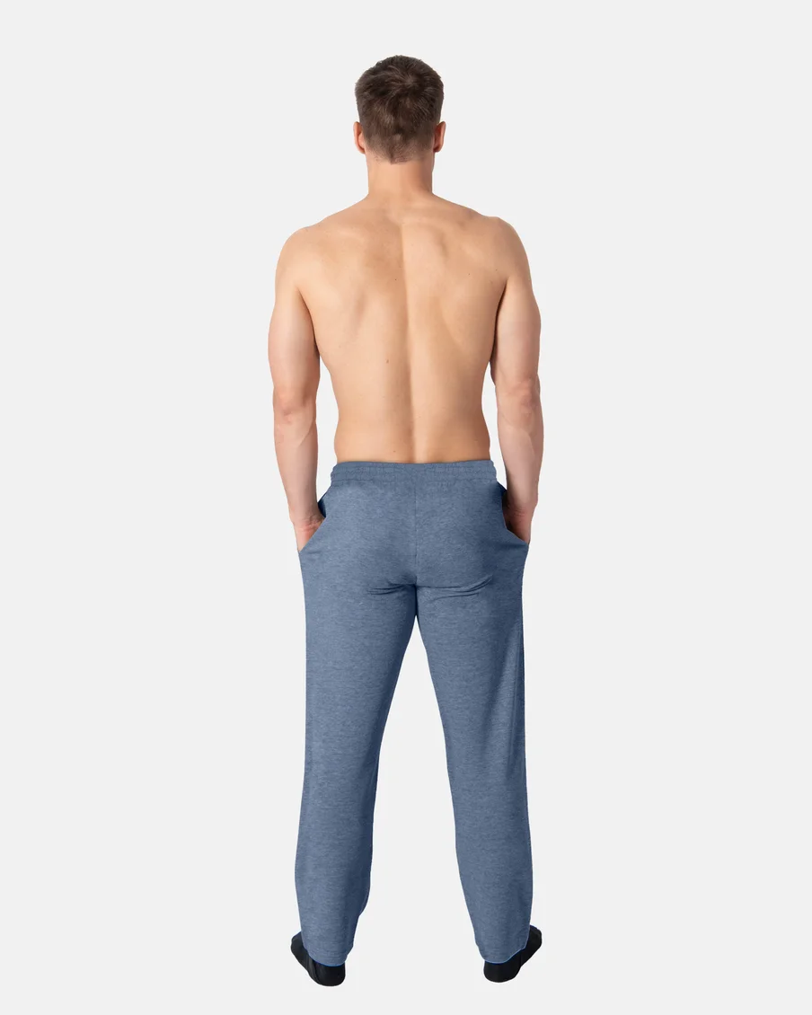 Image 6 of - mensnightwearpantnavyblue6jpg
