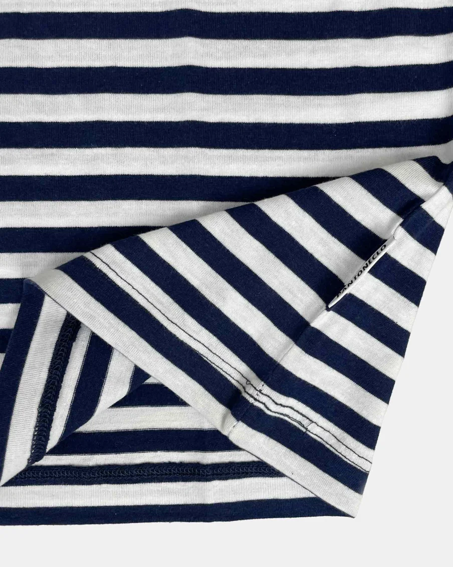 Image 7 of - mensshortpjsetbluestripepeacoat7jpg