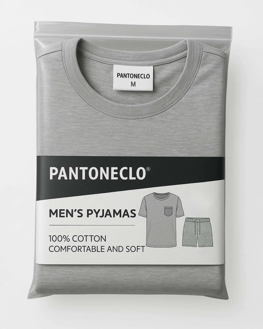 Image 8 of - mensshortpjsetlight-greygrey8jpg