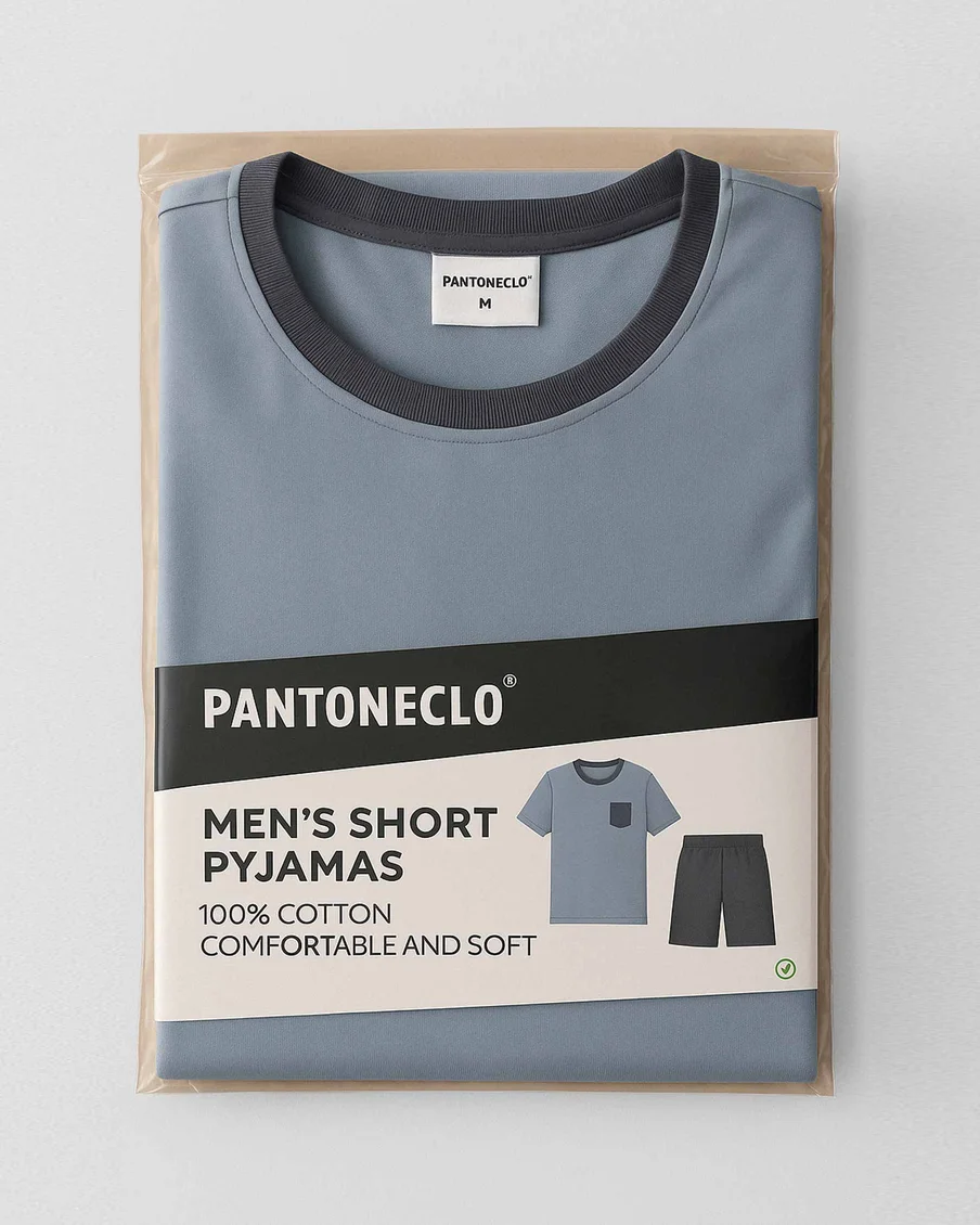 Image 6 of - mensshortpjsetpecoatnavy6jpg