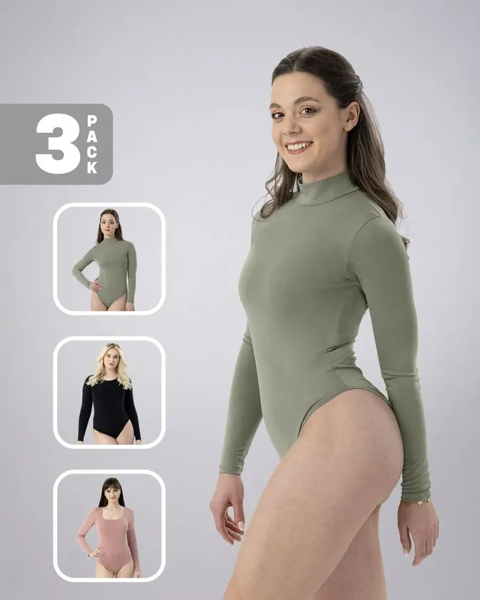 Ženski bodiji - Pakiranje od 3