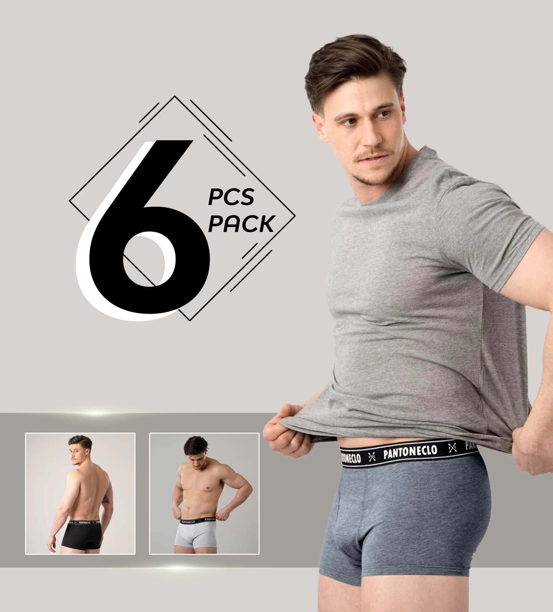 Muške bokserice - Pakiranje od 6