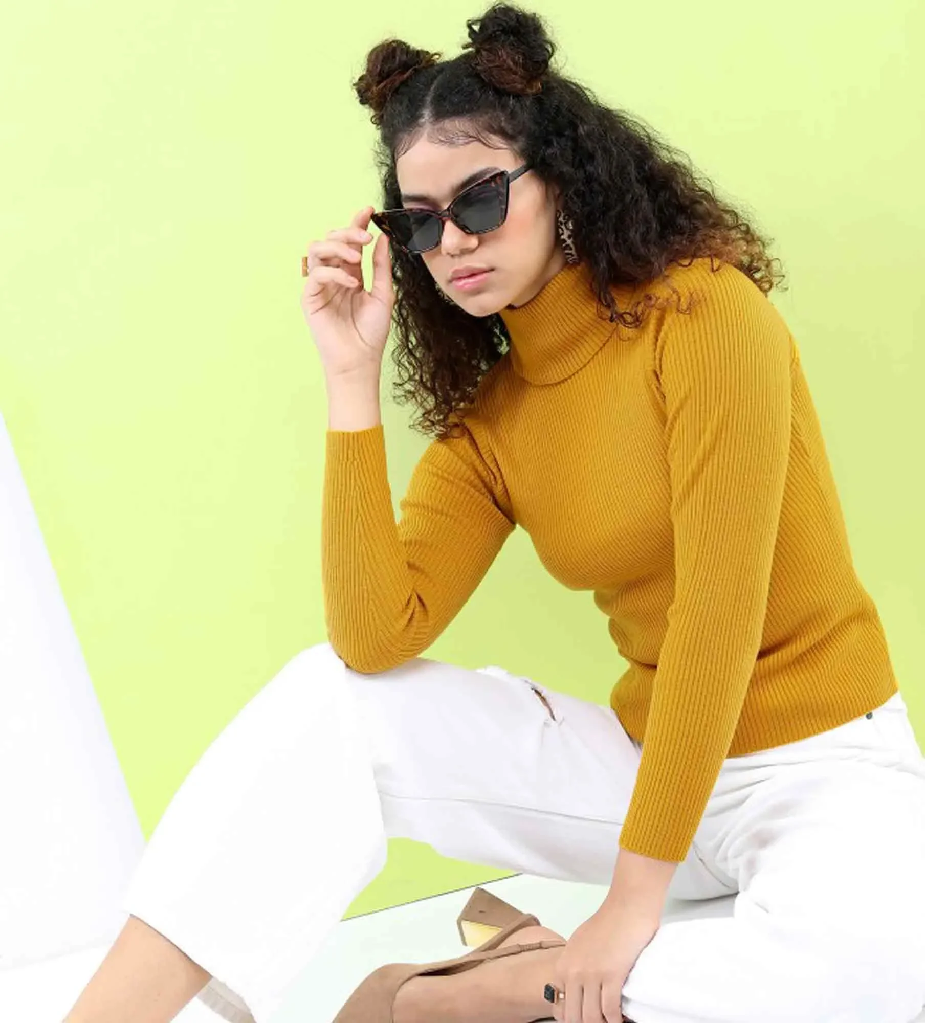Women Turtle Neck Sweater