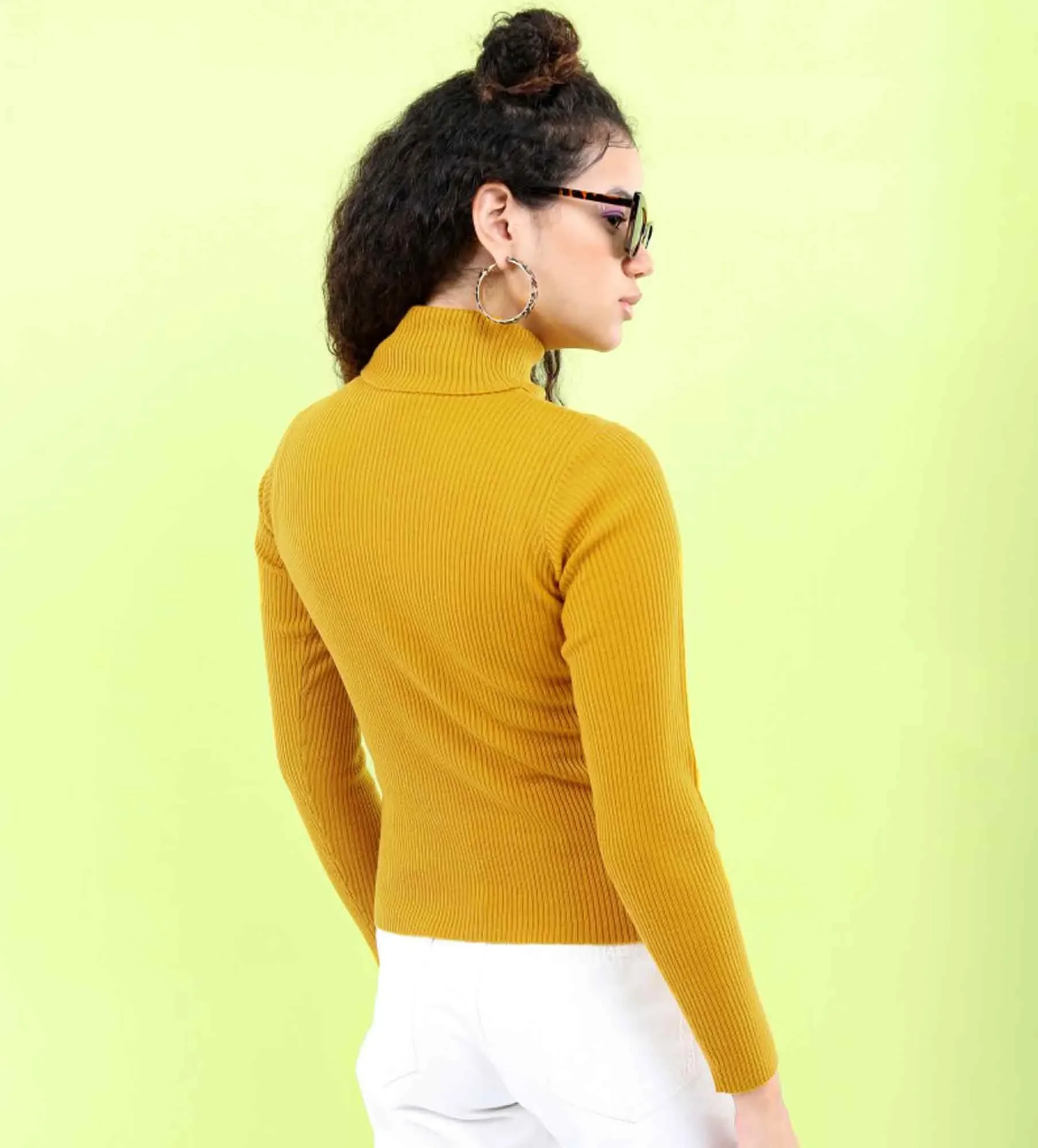 Women Turtle Neck Sweater