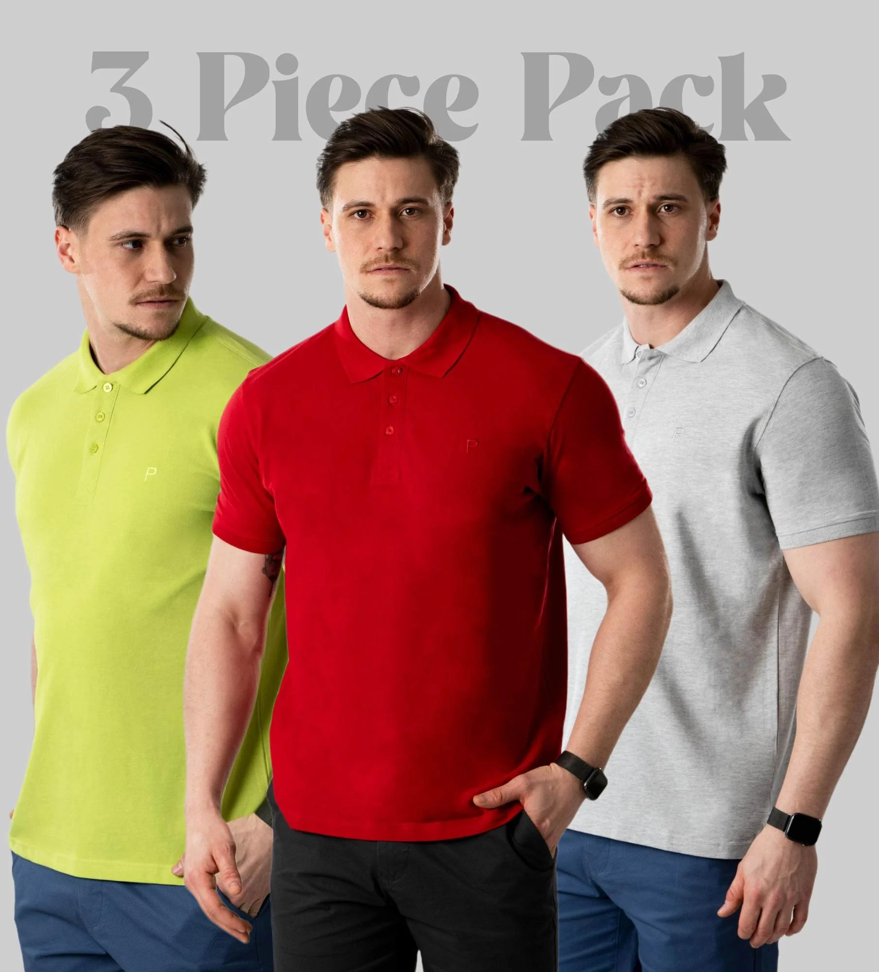 Muški polo majica  Pakiranje od 3