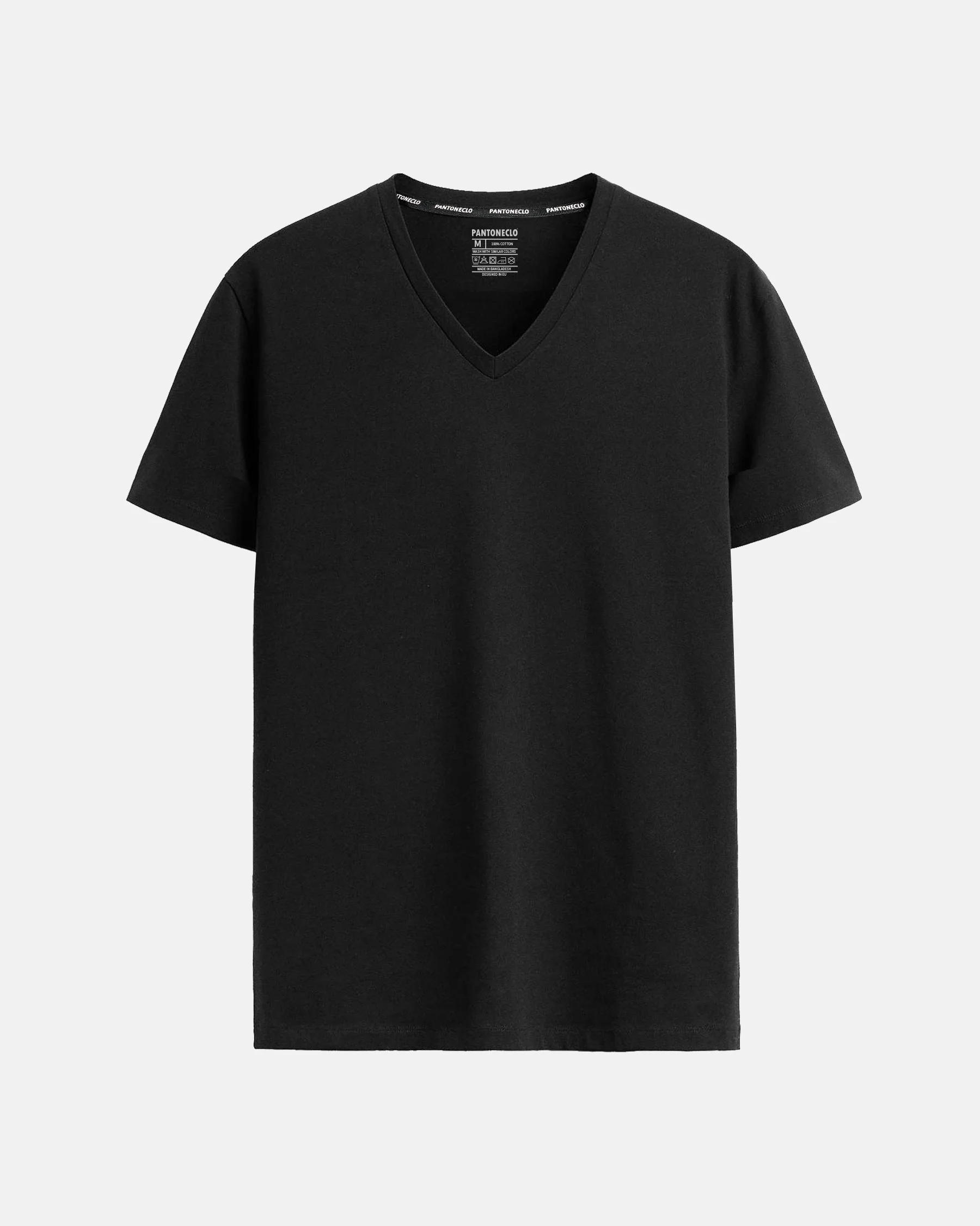 T-shirt s V-izrezom od bambusove viskoze